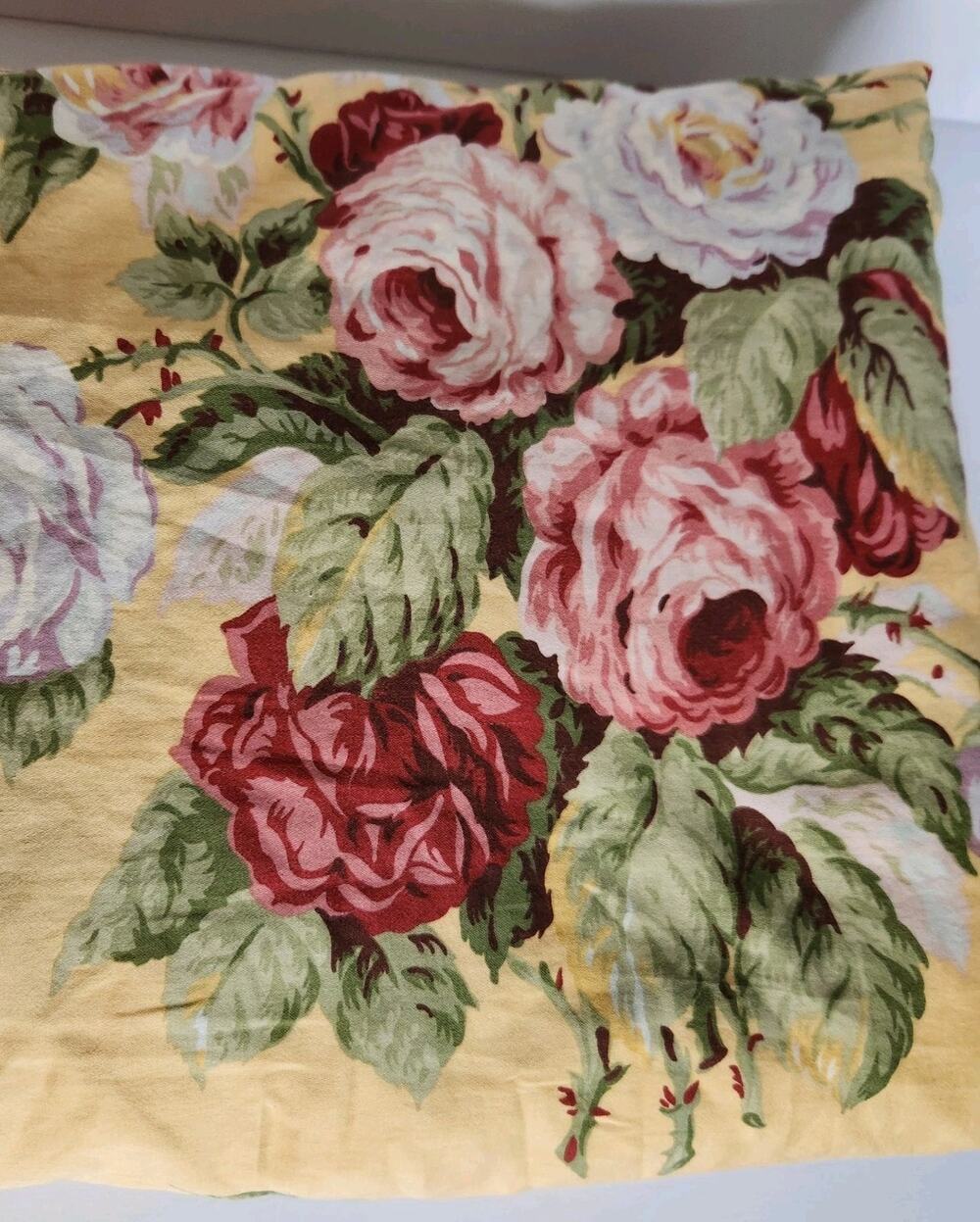 Rare Vintage 90s Ralph Lauren KATHLEEN Rose Full/Queen Duvet Cotton Italy USA